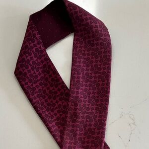 VGUC Coach skinny scarf